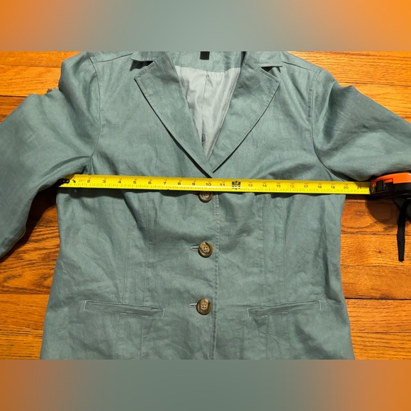 L.L. Bean Sage Green  Blazer for Women - Picture 4 of 9